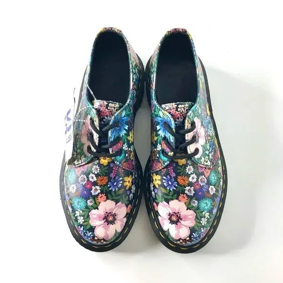 NWT Dr Martens 1461 Wanderlust Floral Oxfords Women’s 5 Lace Up Shoes - Picture 2 of 8